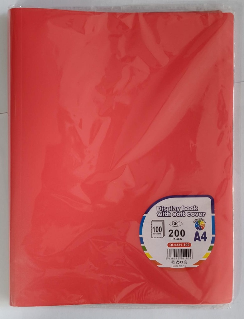 Porte Tarif 200 vues XO-7853 Rouge