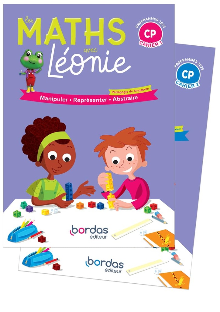 Les maths avec Léonie CP - Cahiers de l'élève 1 et 2 (2025)