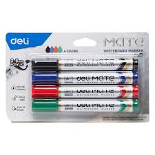 Feutres Effacables DELI MATE 4 Pack