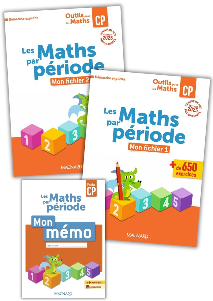 Outils pour les Maths CP - Magnard Pack x3