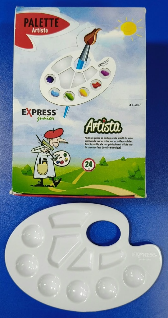 Palette blanche de peinture EXPRESS Artista