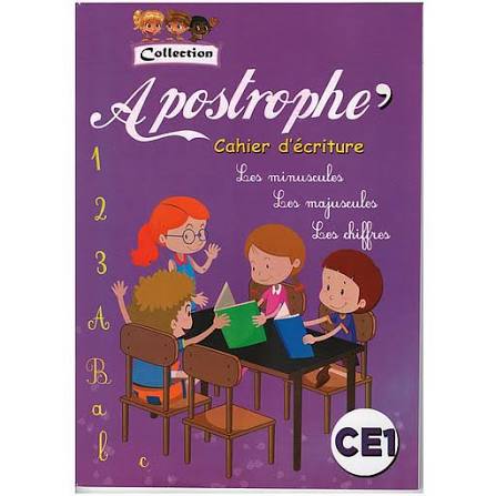 Cahier d'ecriture apostrophe 2 CE1