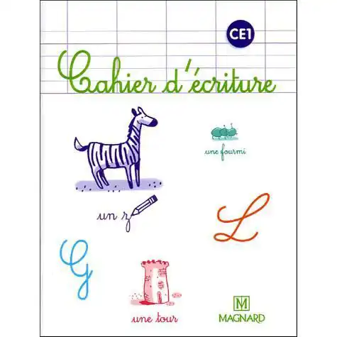 Cahier decriture ce1 magnard