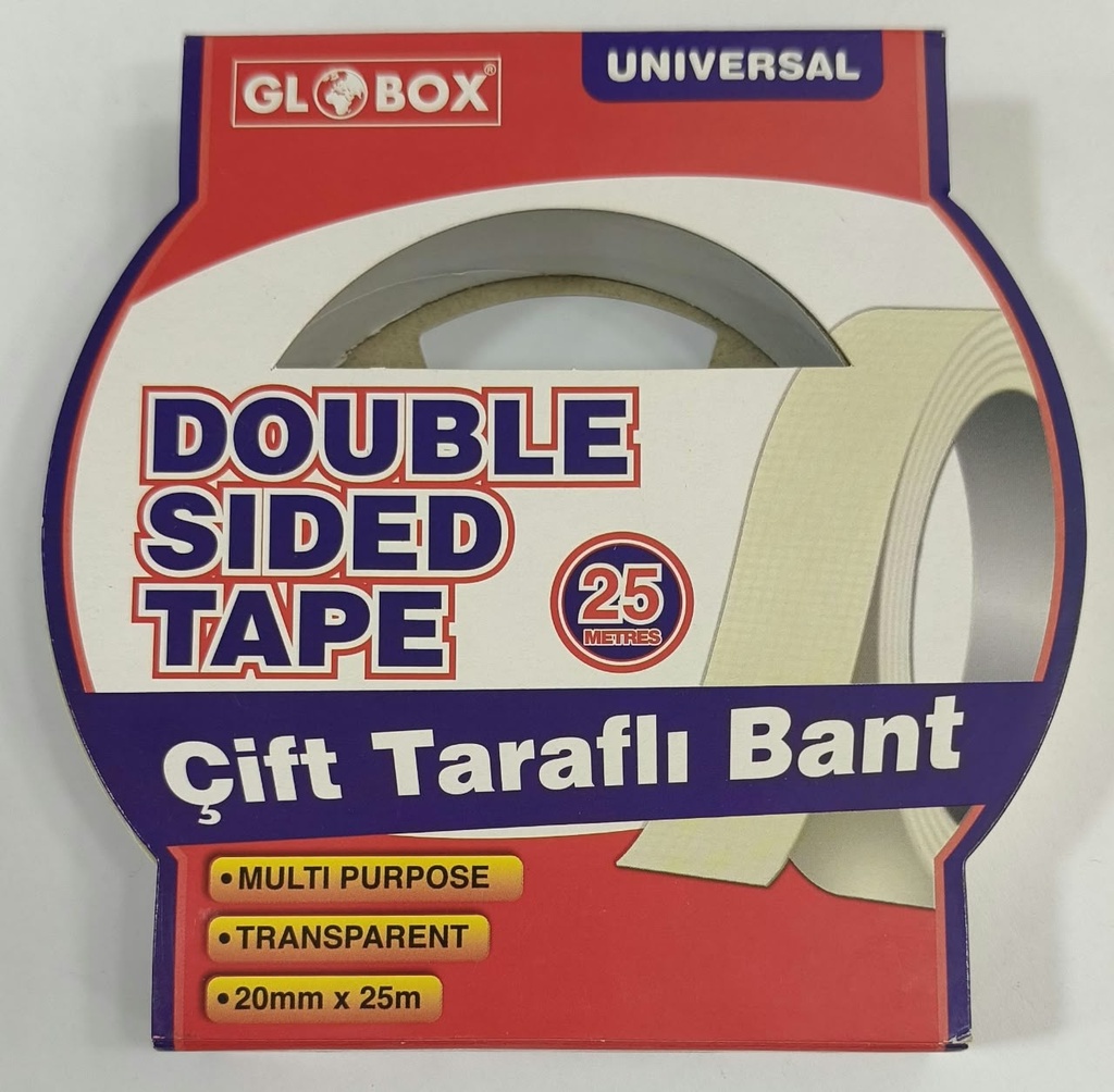 Adhesif Double Face 20mmX25m Globox