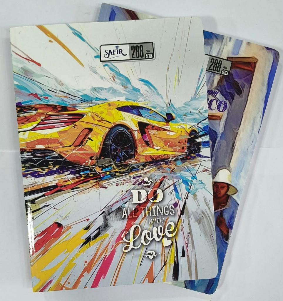 Cahier 288p A4 Seyes Safir