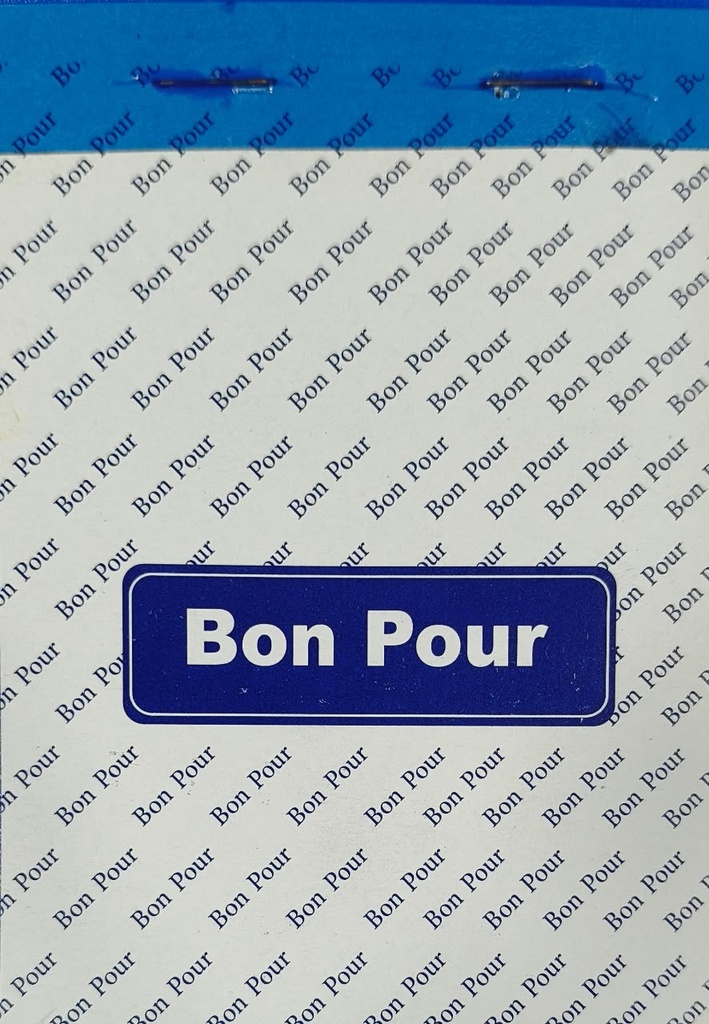 Carnet de Bon Pour