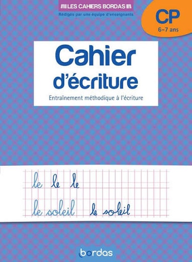 [AR0001687] Cahier d'ecriture bordas CP 6-7 ANS