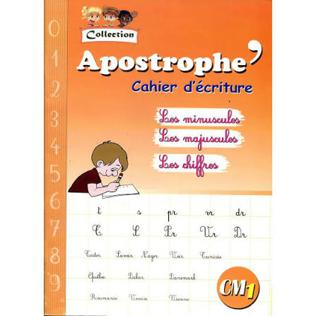 [AR0001694] Cahier d'ecriture apostrophe 4 CM1