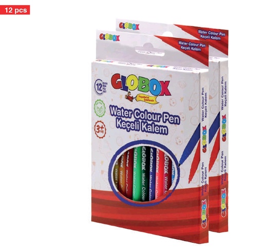 [AR0002498] Feutre de Couleur GF Paquet de 12 Globox