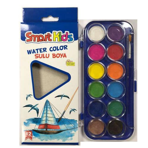[AR0002500] Aquarelle 12 Couleurs Smart Kids