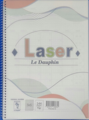[AR0002518] Cahier Spirale 144 Pages Seyes A4 Dauphin