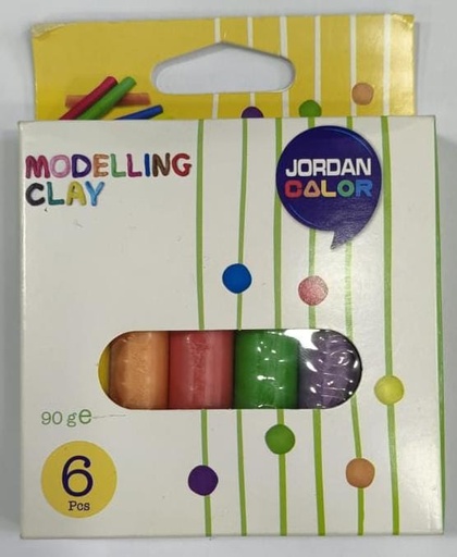 [AR0002616] Pate a Modeler 6 Couleurs Jordan