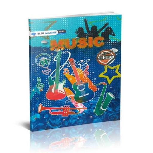 [AR0002716] Cahier 144p A5 Bleu Marine GC