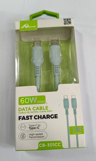 [AR0002906] Cable Fast Charge Type-C a Type-C 60W